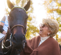 Woman with horse